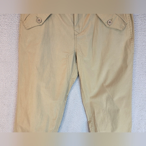 Kut From The Kloth Women's Pants Sz 8 All Cotton Beige Taper Leg Casual Comfort - Picture 3 of 15